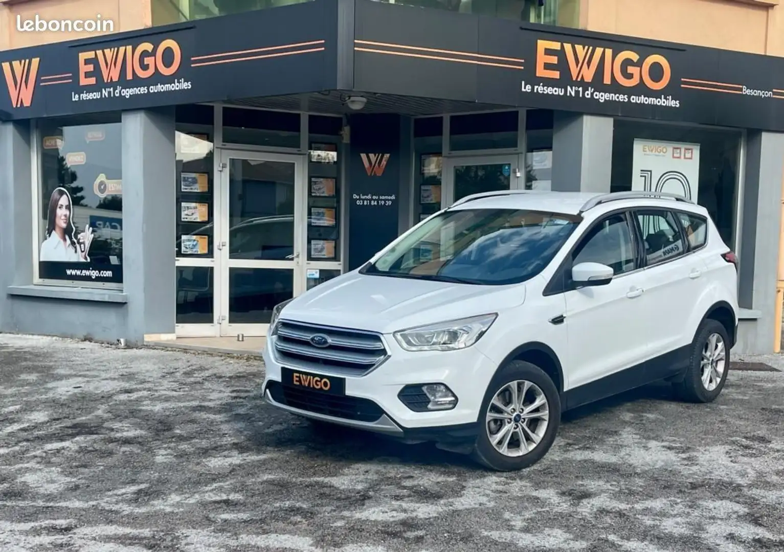 Ford Kuga 2.0 TDCI 150 CH TITANIUM 4X4 POWERSHIFT Bianco - 1
