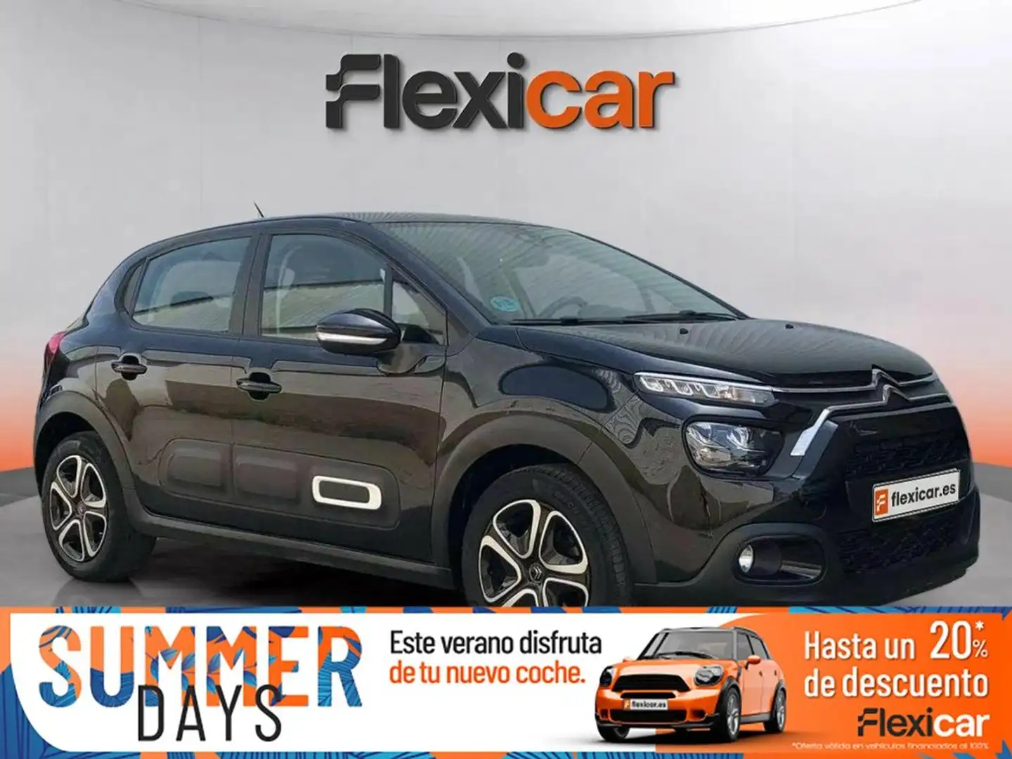 Citroen C3 PureTech 60KW (83CV) Feel Zwart - 1