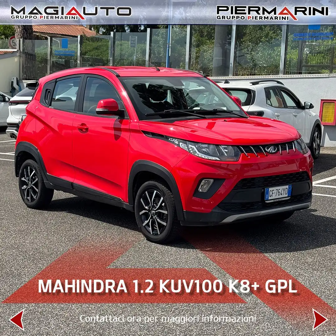 Mahindra KUV100 1.2 K8 M-BiFuel GPL Rot - 1
