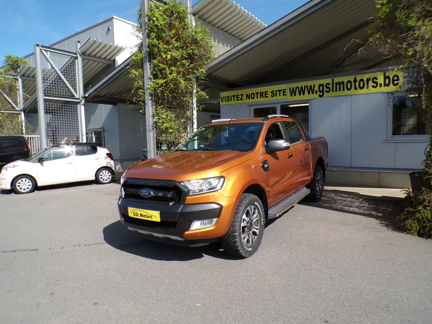 Ford Ranger 3.2TDCi 200cv 4x4 Automatic orange 06/16 Airco GPS Orange - 1
