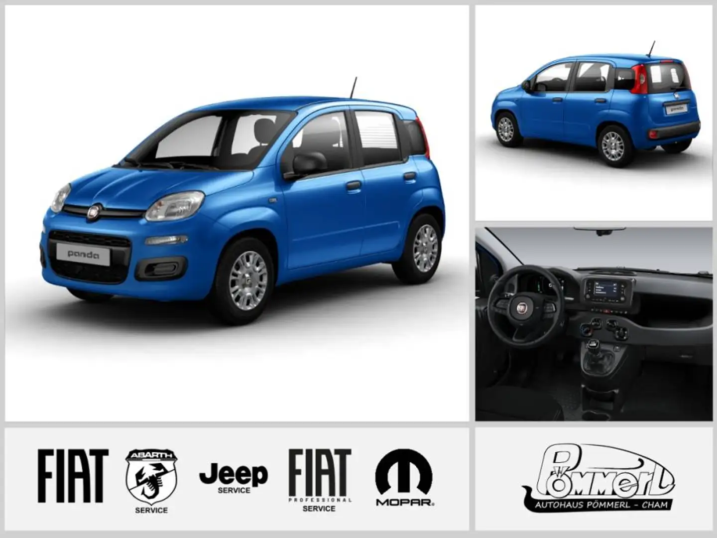 Fiat Panda Hybrid 1.0 GSE 51kW 70PS Blau - 1