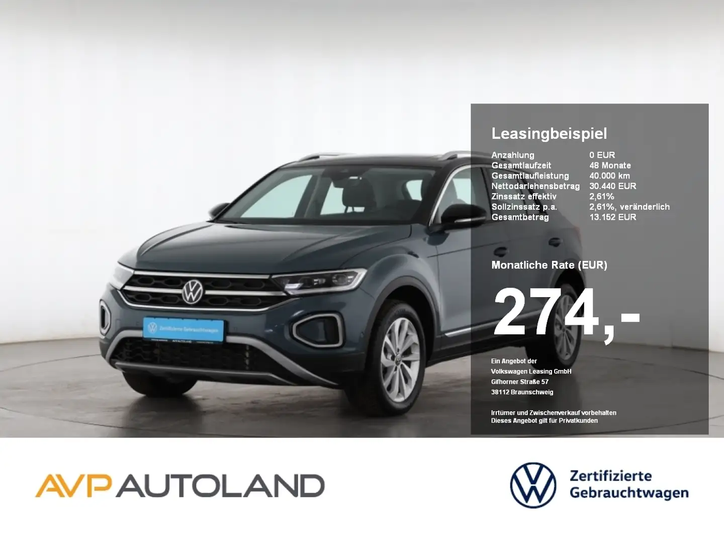 Volkswagen T-Roc 1.5 TSI DSG Style | PANO | NAVI | ACC | Blauw - 1