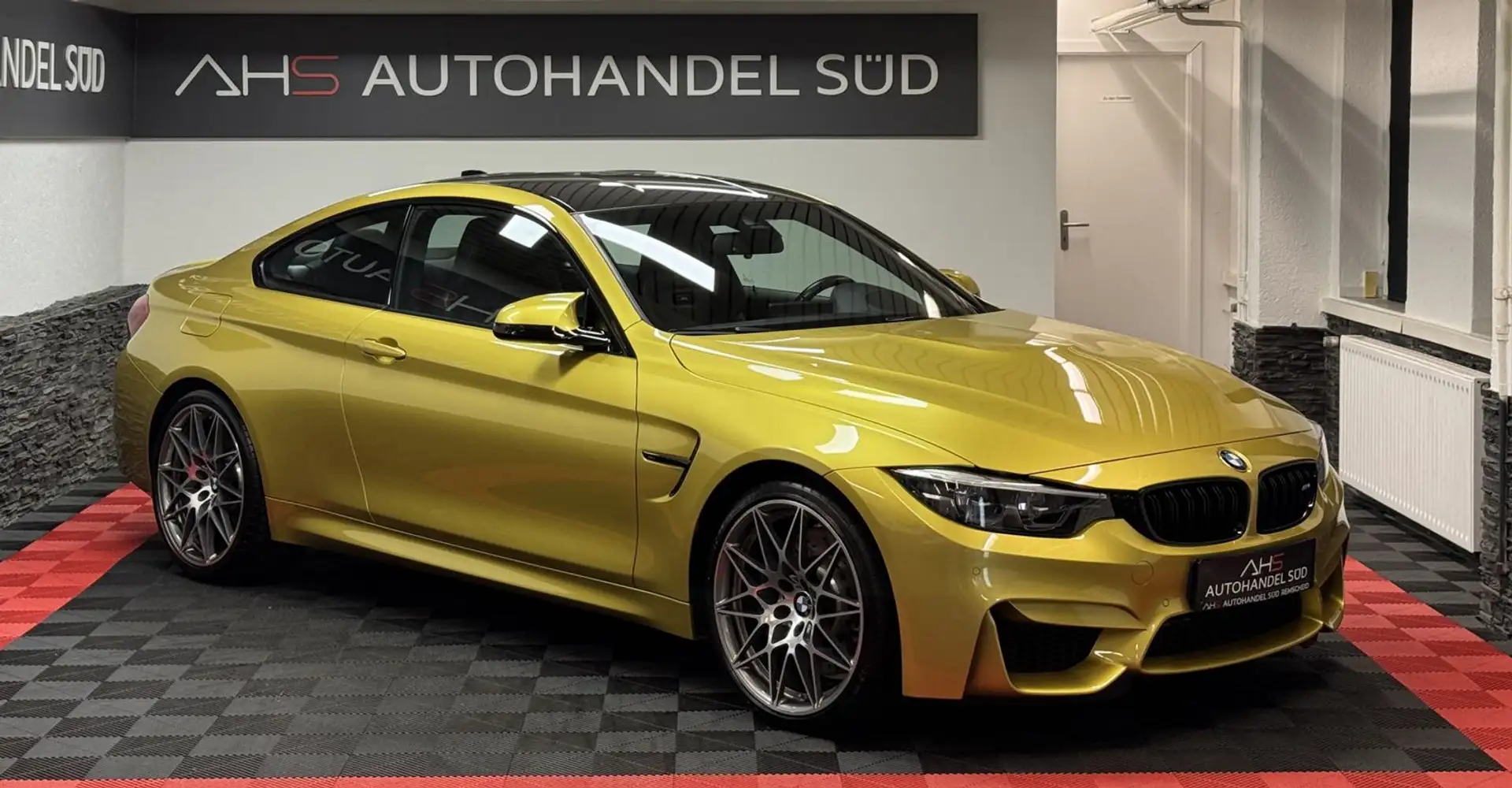 BMW M4 Competition*LCI*NO OPF*HUD*KAMERA* Geel - 2