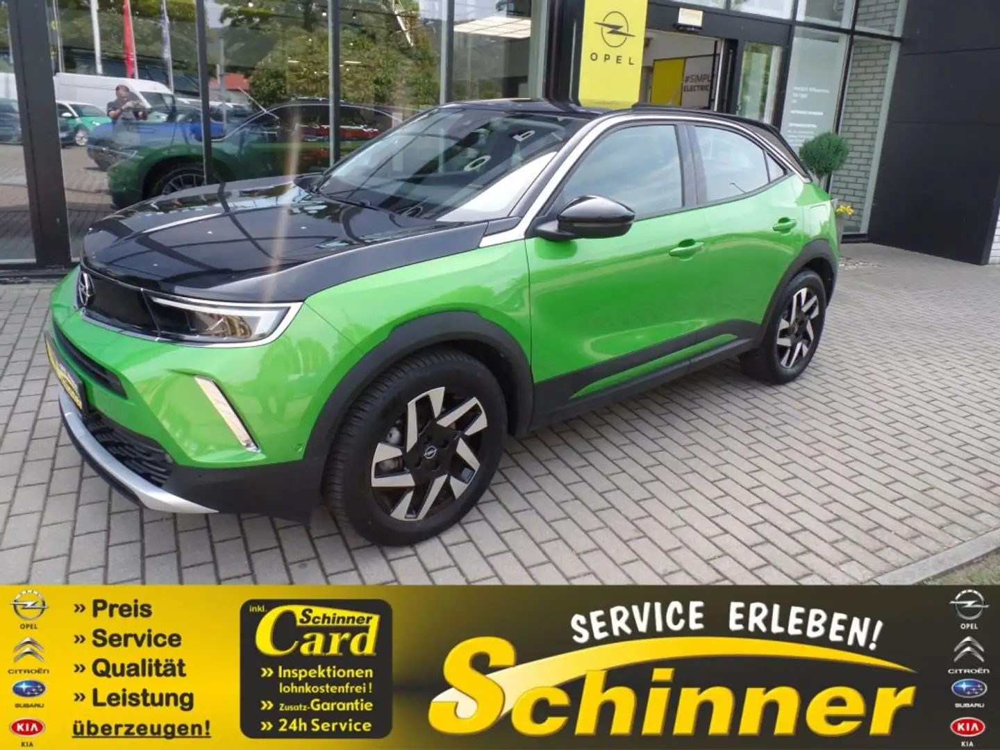 Opel Mokka-E Elegance Grün - 1