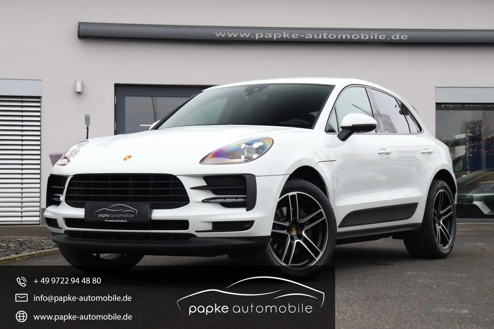 Porsche Macan +1.HAND+ASSIST+LENKRADHEIZUNG+20ZOLL+MEMORY+ Blanc - 1