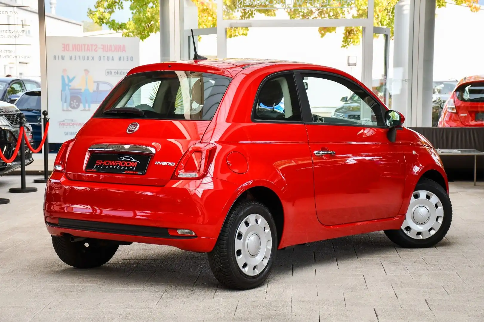 Fiat 500 Pop Mild-Hybrid Sonderfarbe 1.Hand Isofix Rot - 2