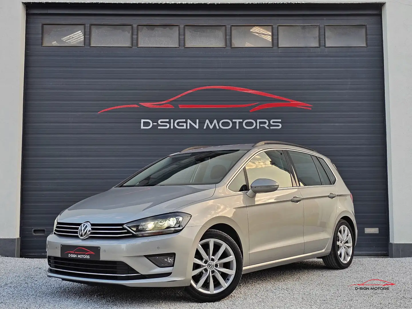 Volkswagen Golf Sportsvan 1.4 TSI (125ch) HIGHLINE 2015 59.263km GARANTIE !! Gris - 1