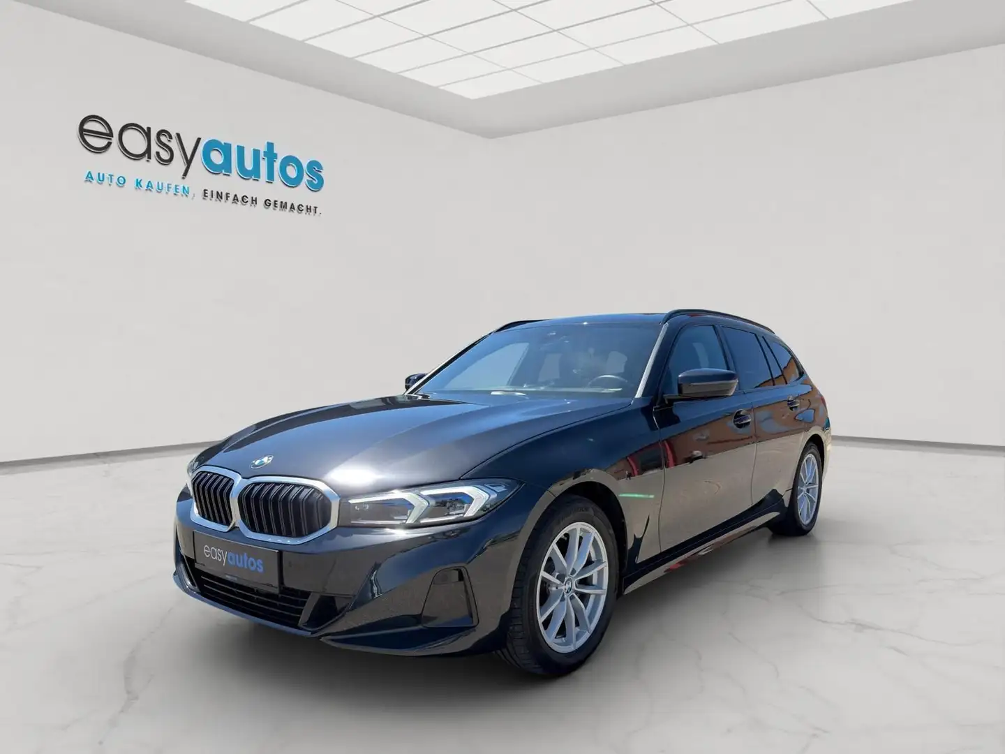BMW 318 318d 48 V Touring Aut. Schwarz - 1
