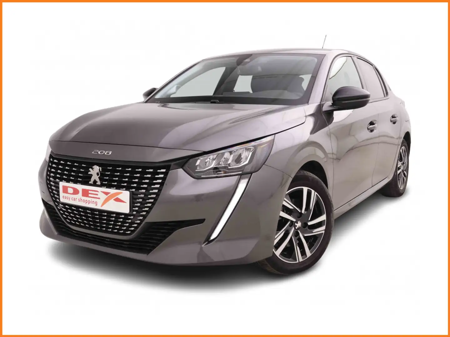Peugeot 208 1.2 T 100 Allure + LED + i-Cockpit + Carplay + ... Gris - 1