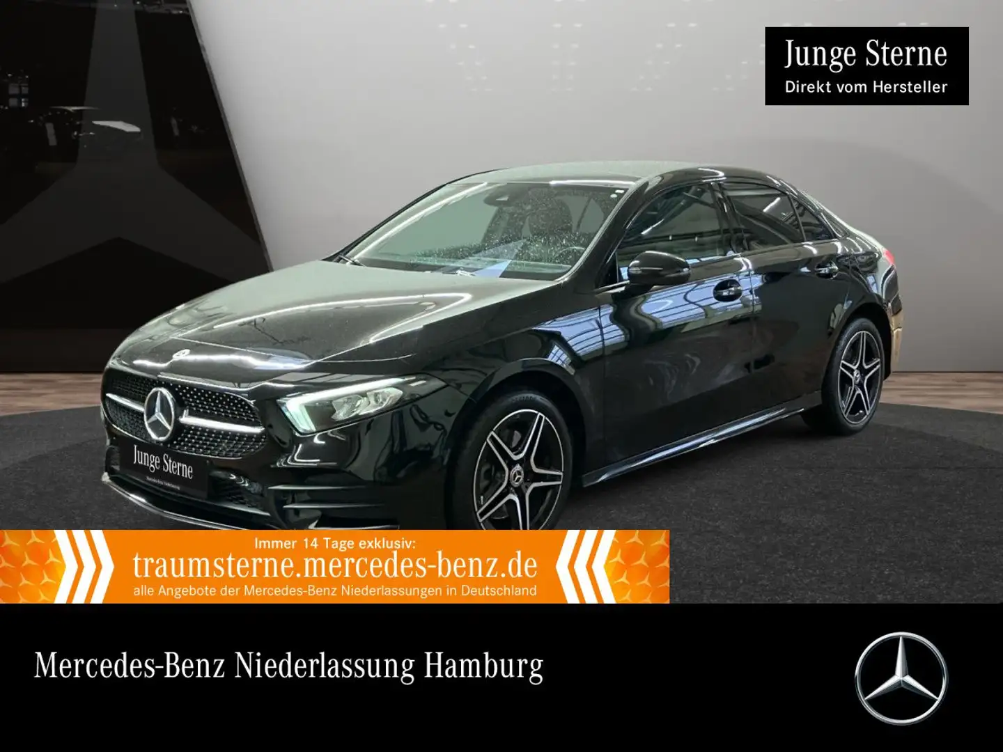 Mercedes-Benz A 250 e Lim AMG+NIGHT+PANO+LED+KAMERA+8G Schwarz - 1
