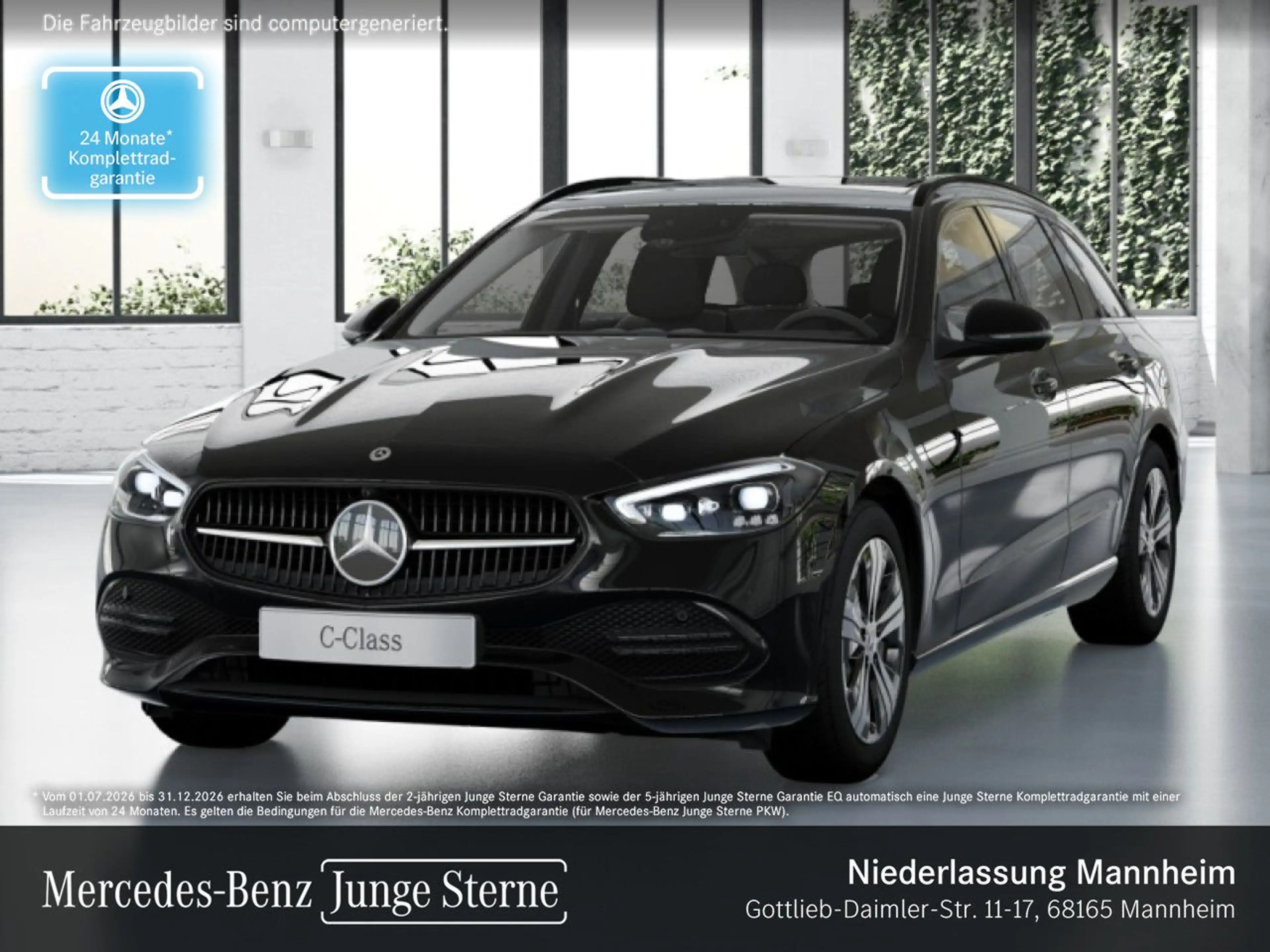 Mercedes-Benz C 300 de T 4M AVANTG+NIGHT+PANO+360+KEYLESS+9G