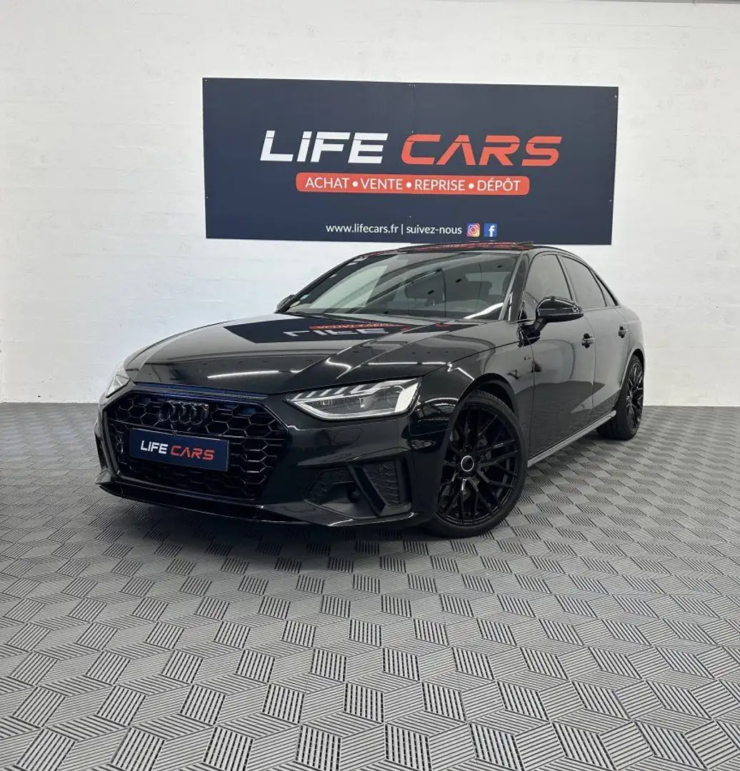 Audi A4 (B9) 35 TDI 163ch S line 163ch 2021 2 ème main ent Negro - 2