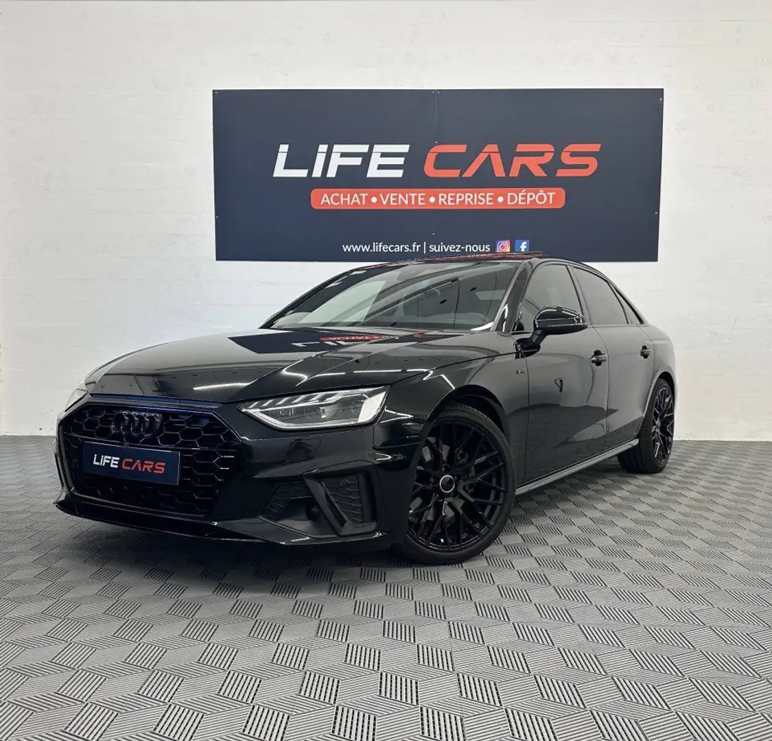 Audi A4 (B9) 35 TDI 163ch S line 163ch 2021 2 ème main ent Negro - 1