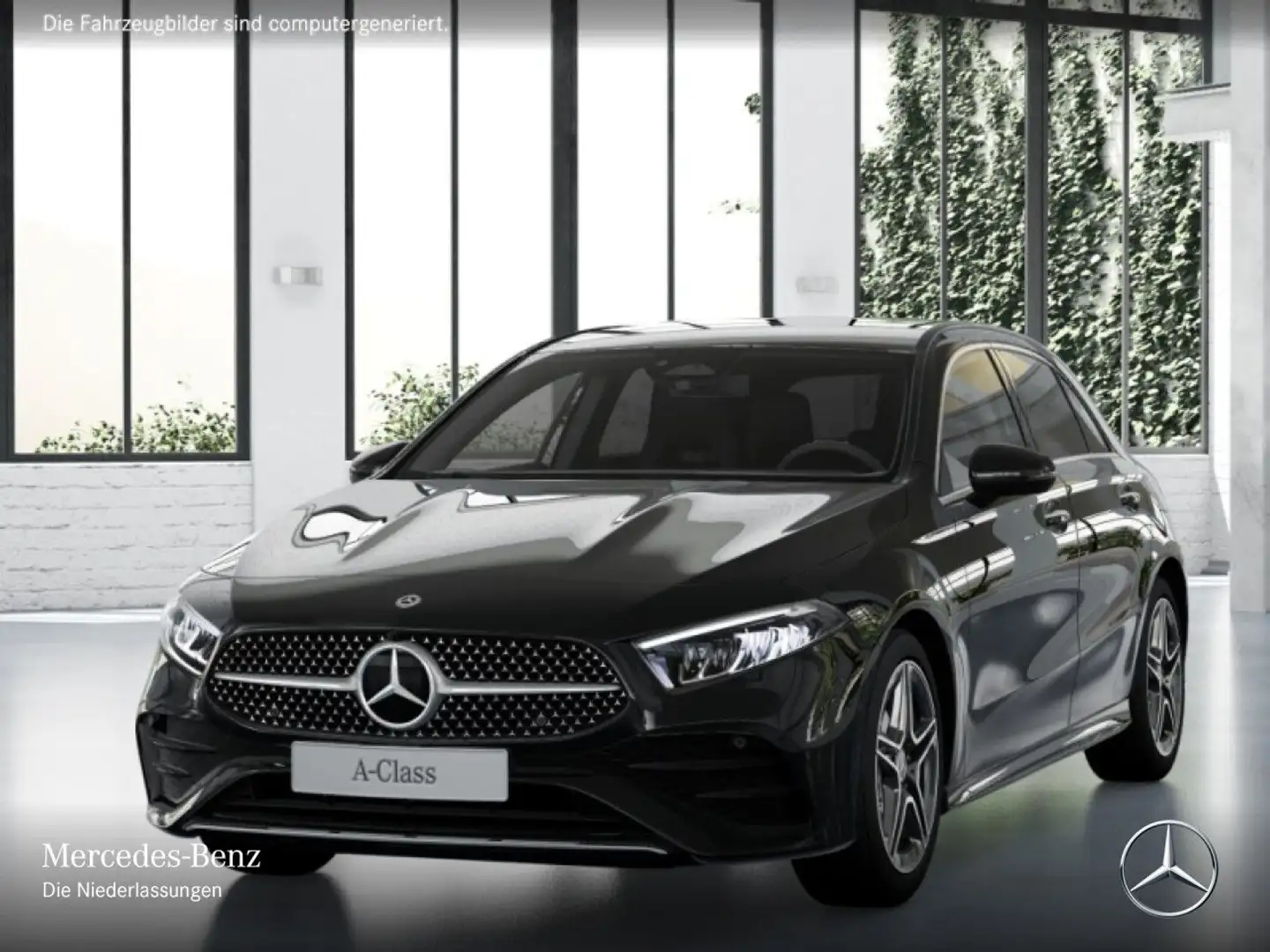 Mercedes-Benz A 180 AMG+LED+KAMERA+TOTW+KEYLESS+7G Schwarz - 2