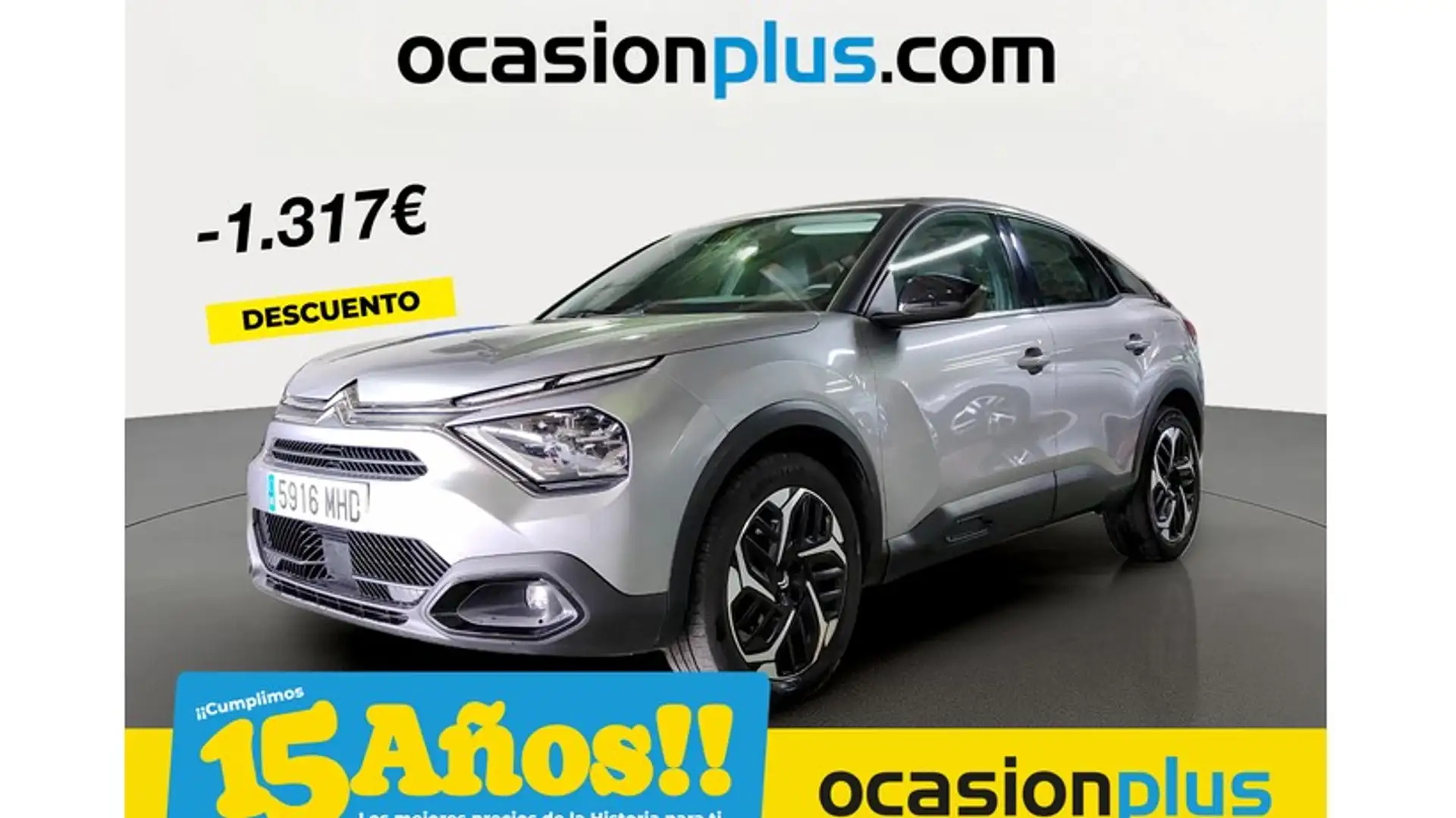 Citroen C4 1.2 PureTech Feel Pack S&S 130 Plateado - 1