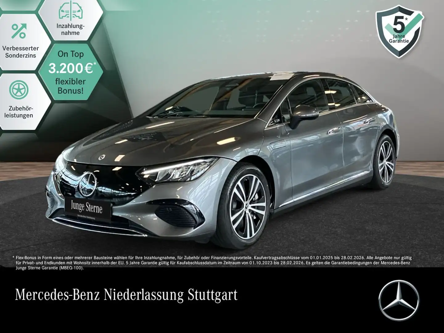 Mercedes-Benz EQE 300 Distr. LED Kamera Spurhalt-Ass Totwinkel Grau - 1