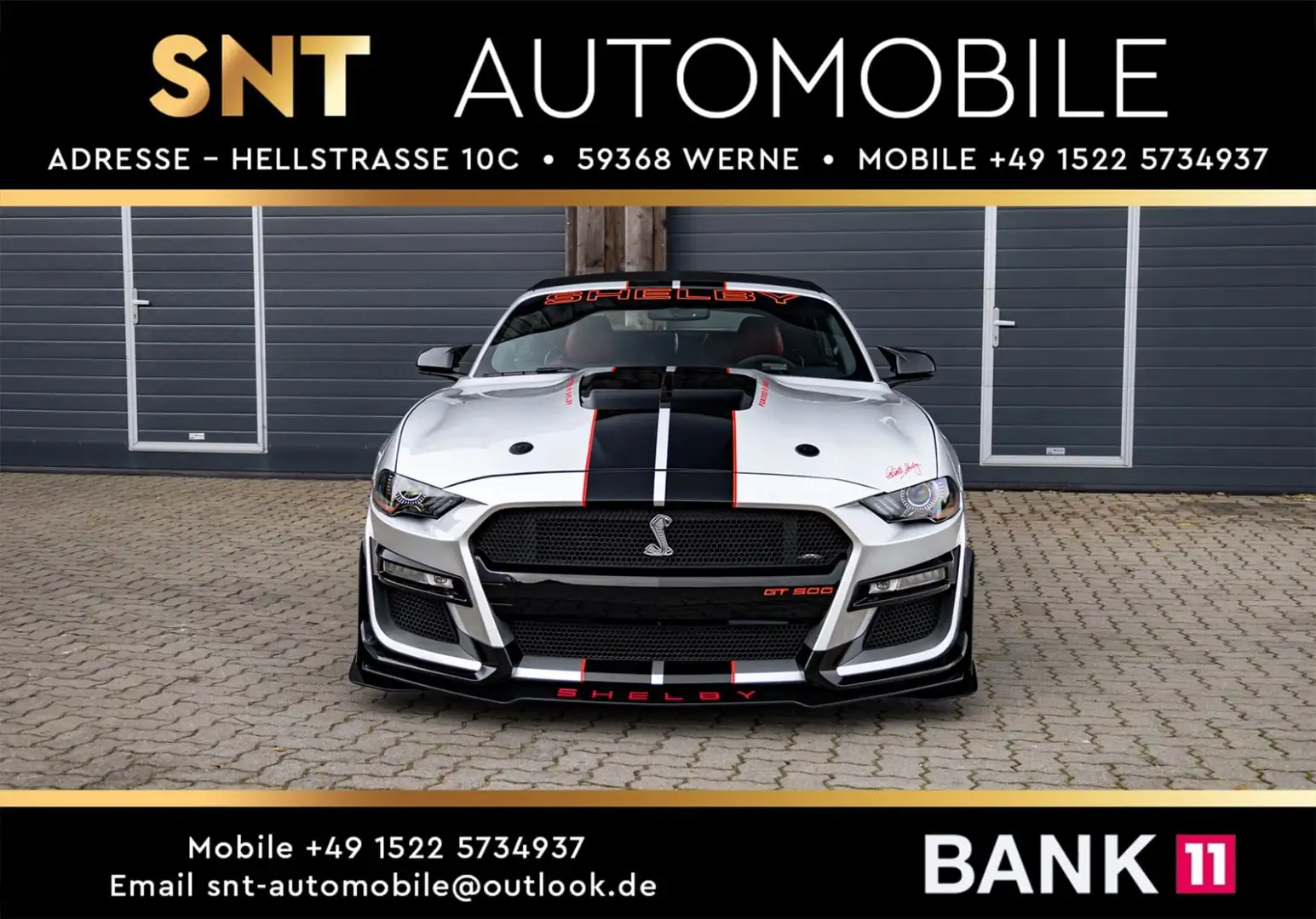 Ford Mustang GT 5.0 V8 Shelby Voll DigitalTacho Argent - 2
