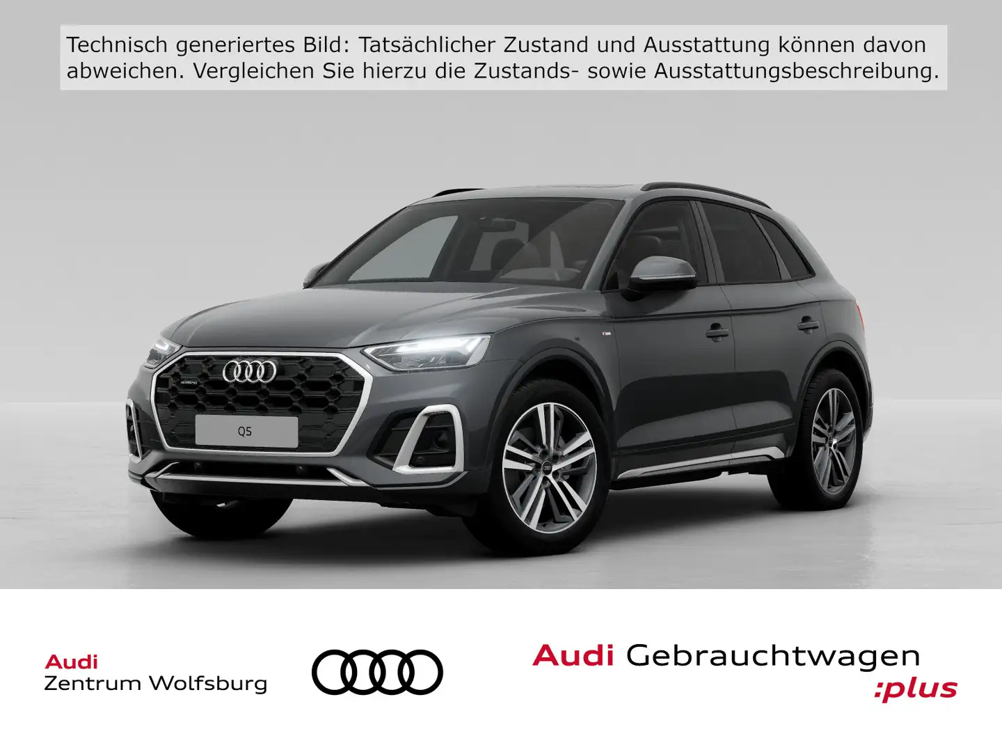 Audi Q5 40 TFSI quattro S-tronic S line Pano/MMI/LED Grau - 1