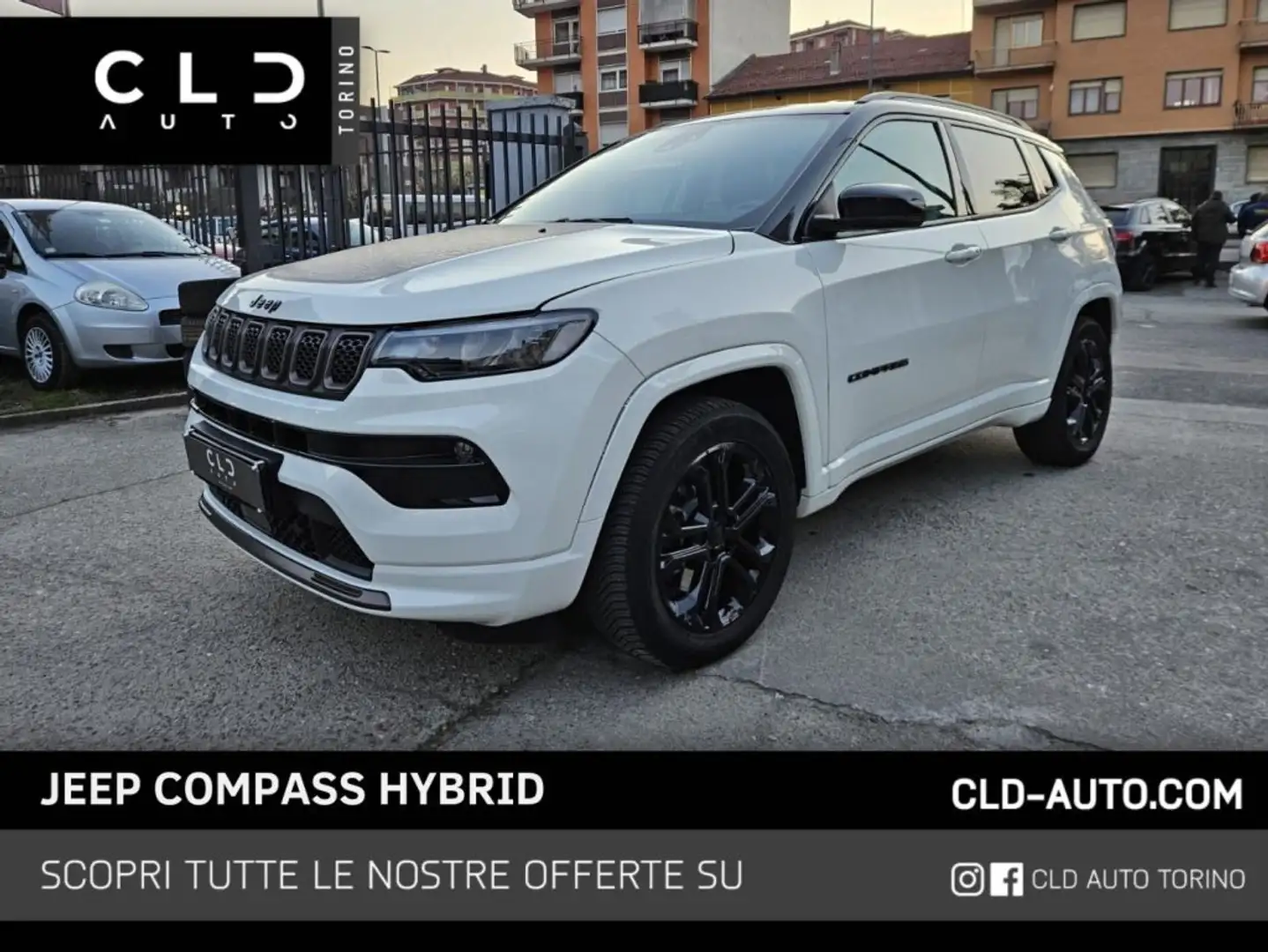 Jeep Compass 1.3 Turbo T4 240 CV PHEV AT6 4xe Bianco - 1