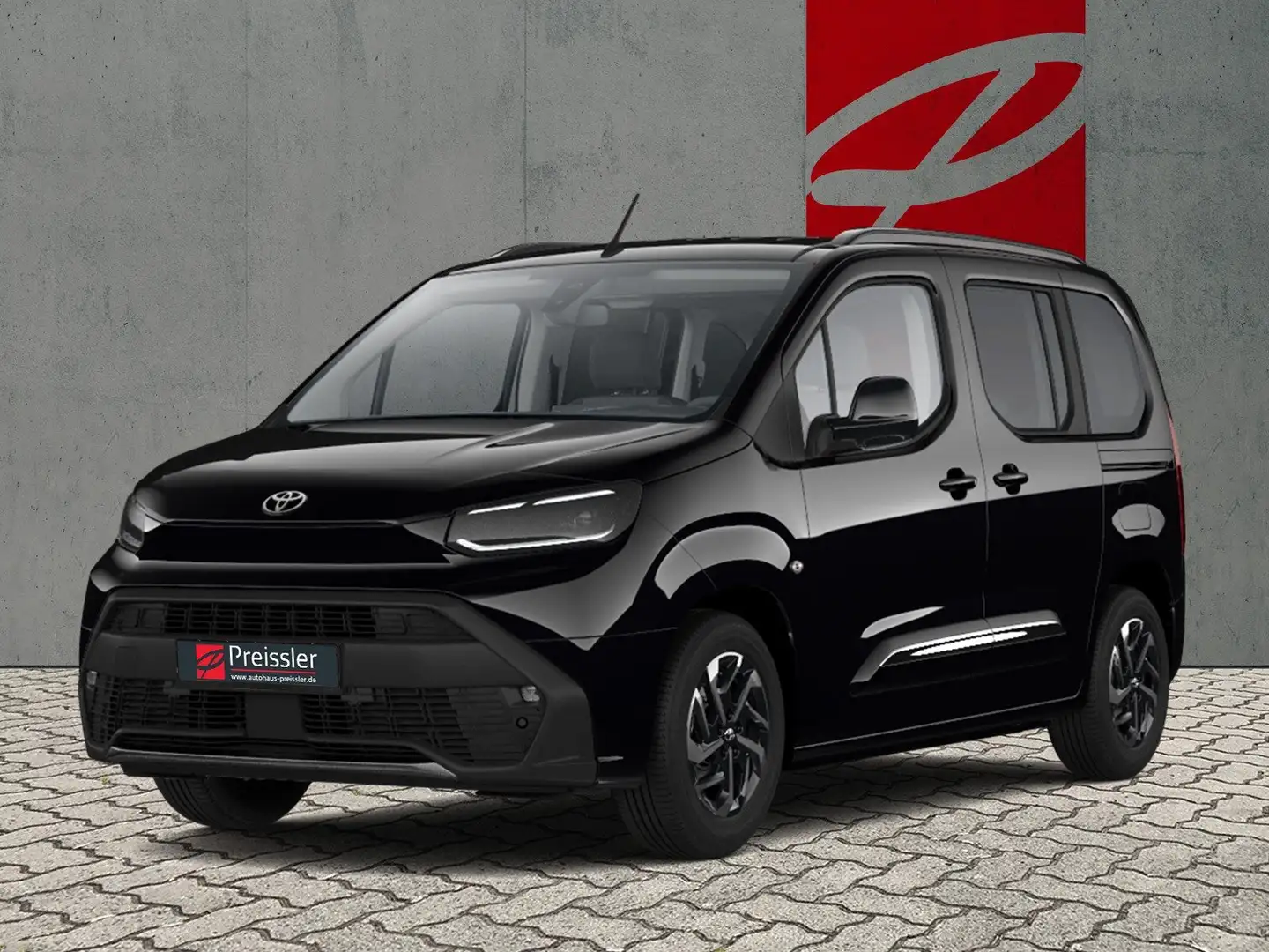 Toyota Proace City Verso 1,5 L1 Autom. *Teamplayer* Noir - 1