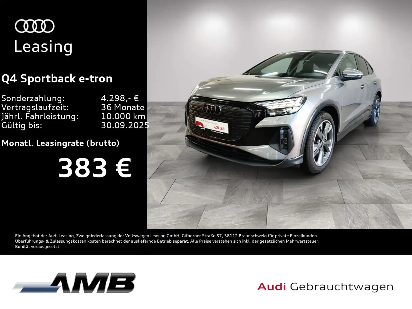 Audi Q4 e-tron Q4 Sportback advanced 40 e-tron Matrix/S line-In Grau - 1