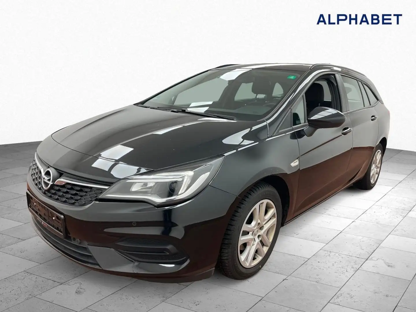 Opel Astra K 1.4 Turbo Sports Tourer Edition DAB PDC Zwart - 1