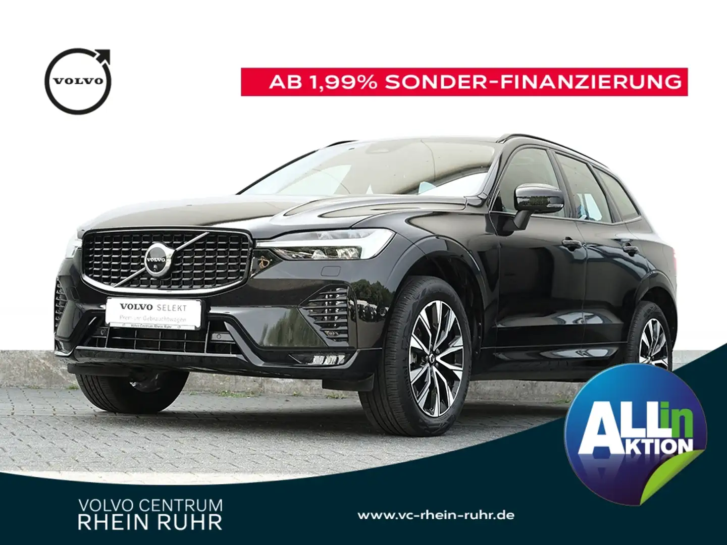 Volvo XC60 B4 PLUS DARK+AHK+ESA+CTA+BLIS+SHZ 2WD Plus Dark+ST Schwarz - 1