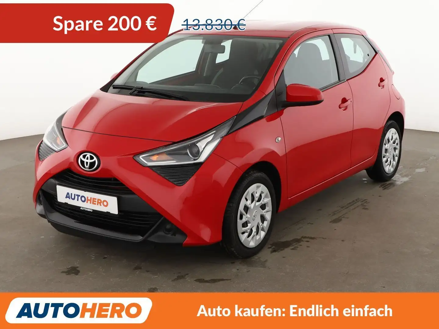 Toyota Aygo 1.0-VVT-i X-Play Aut.*KLIMA*GARANTIE* Rot - 1