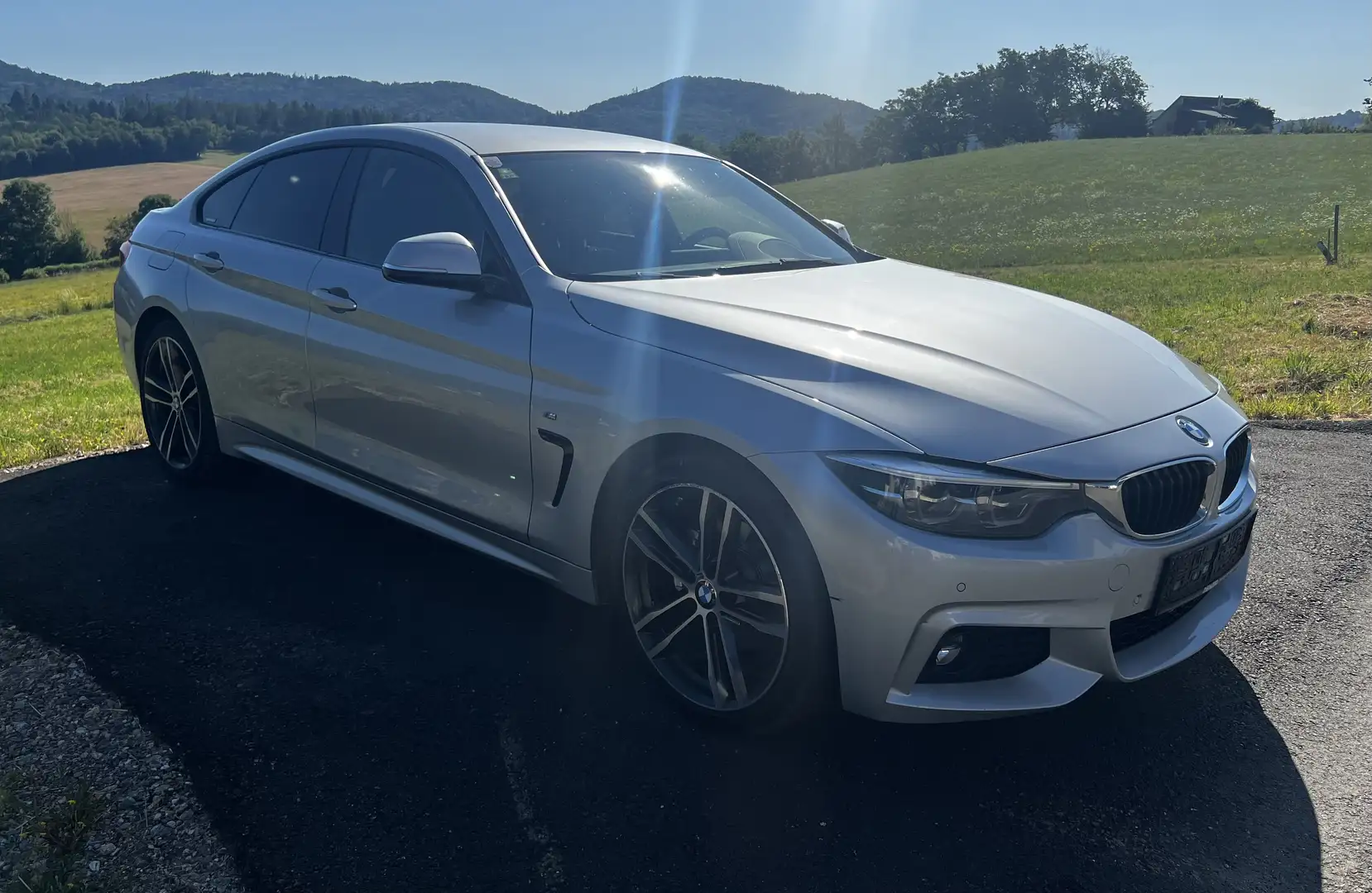 BMW 420 420d xDrive Gran Coupe M Sport Aut. M Sport Silber - 2