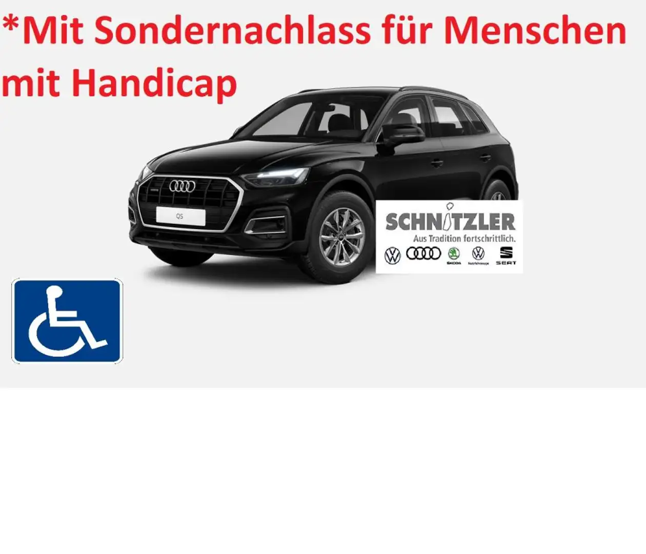 Audi Q5 *Mit Sondernachlass für Menschen mit Handicap Schwarz - 1