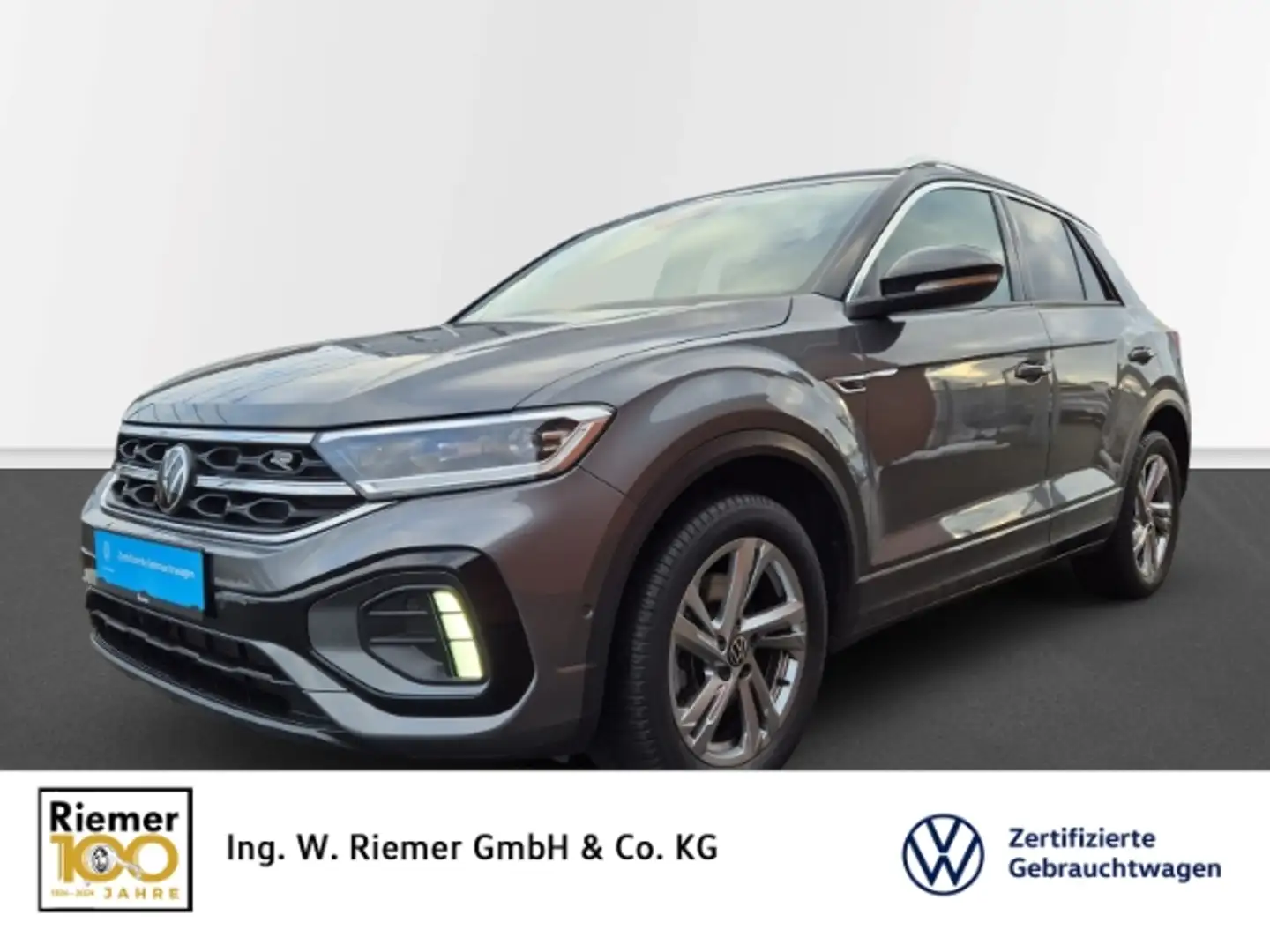 Volkswagen T-Roc R-Line 2.0 TDI DSG AHK Navi Massage Cam Grau - 1