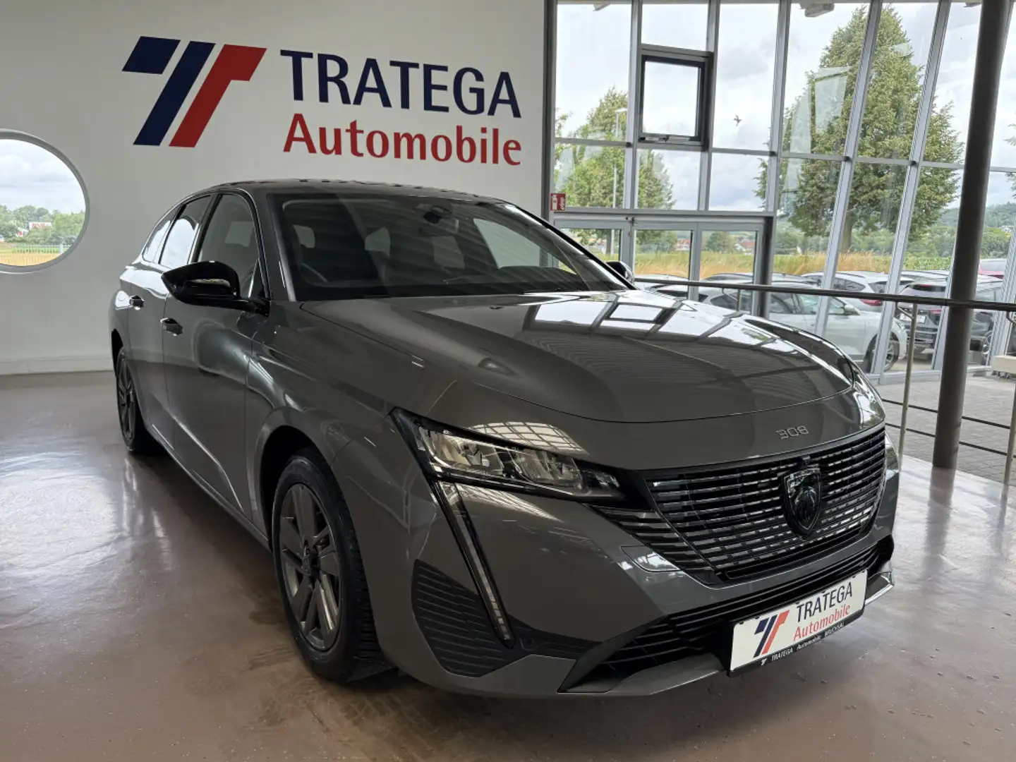 Peugeot 308 SW Hybrid 145 e-DSC6 Allure AHK 360° TW ACC Gris - 1