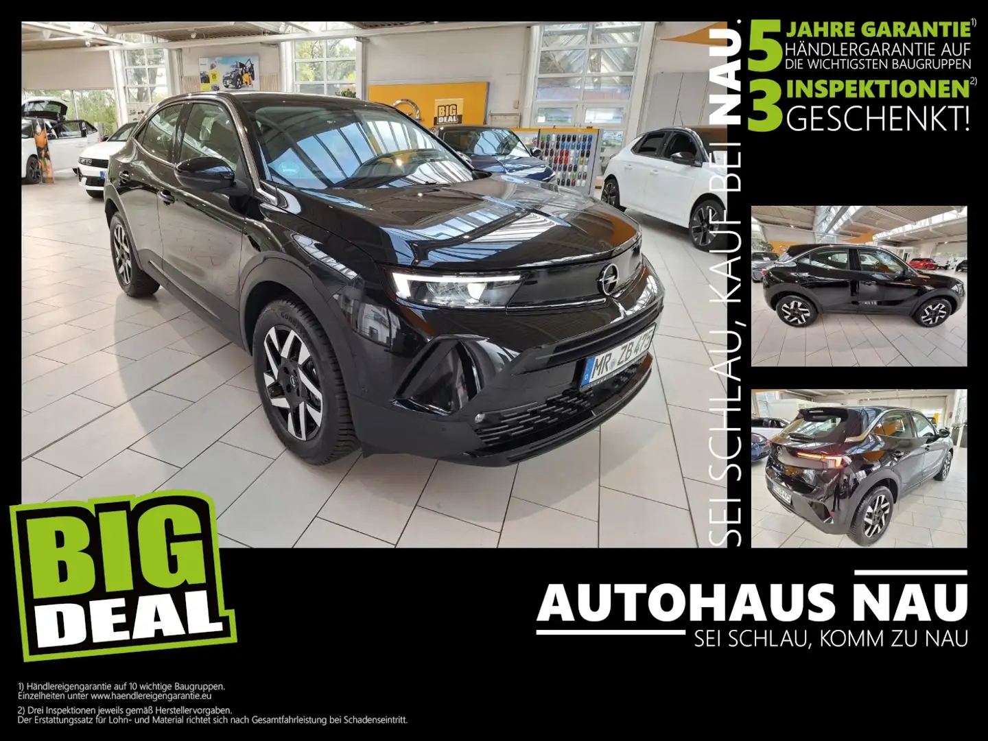 Opel Mokka 1.2 Elegance Inkl. Inspektionspak. BigDeal Schwarz - 1