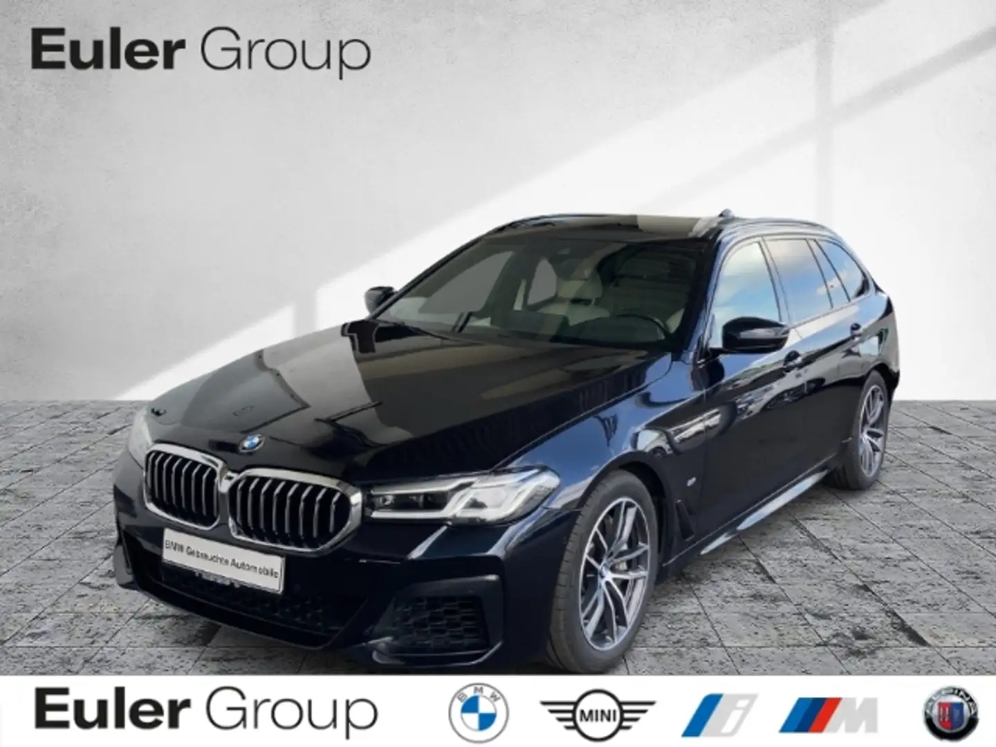 BMW 530 d A Touring M-Sport 4-Zonen H&K AHK Leder Schwarz - 1