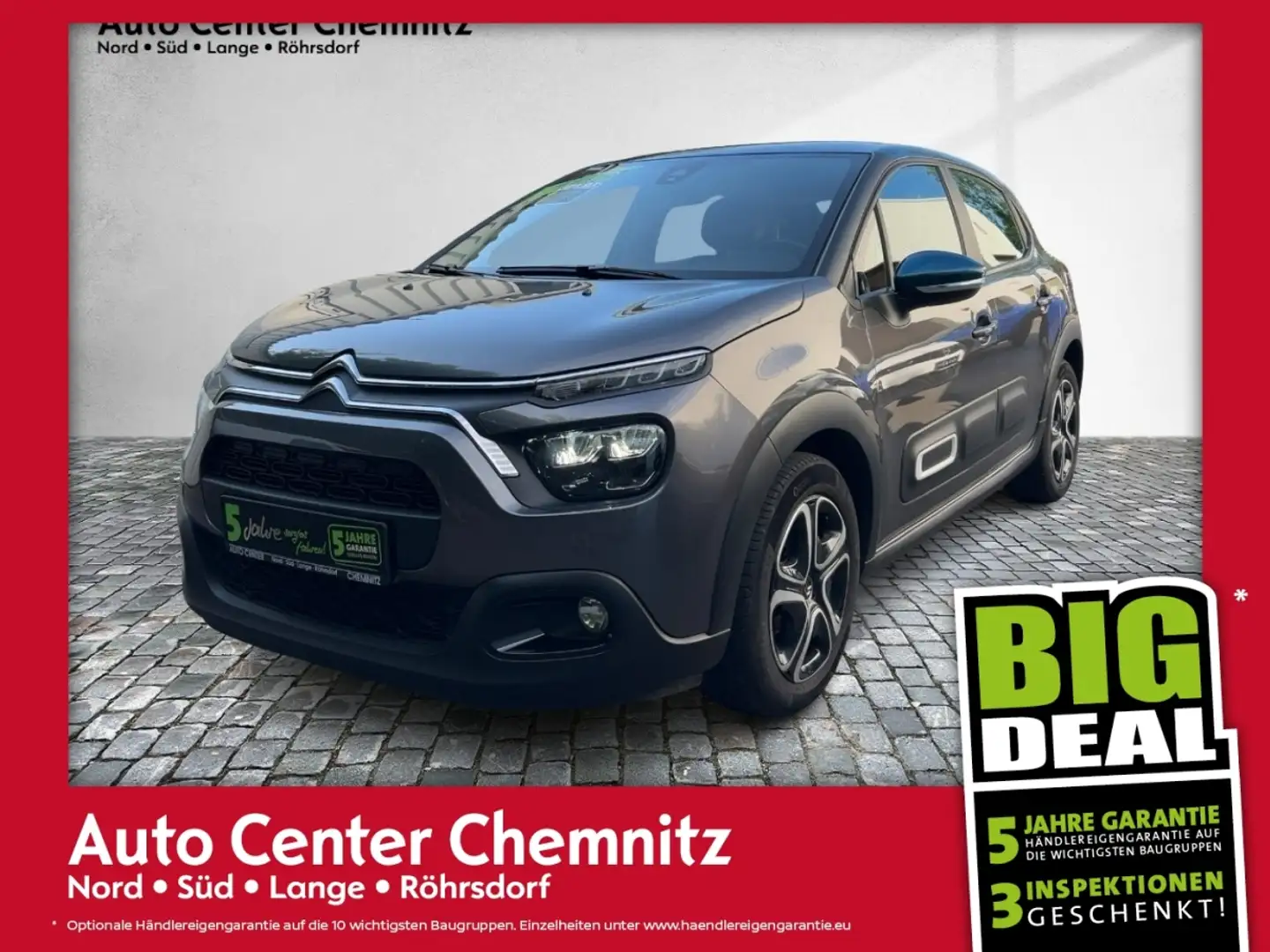 Citroen C3 PT83 Feel Pack LED/Klimaautomatik/SHZ/PDC Grau - 1