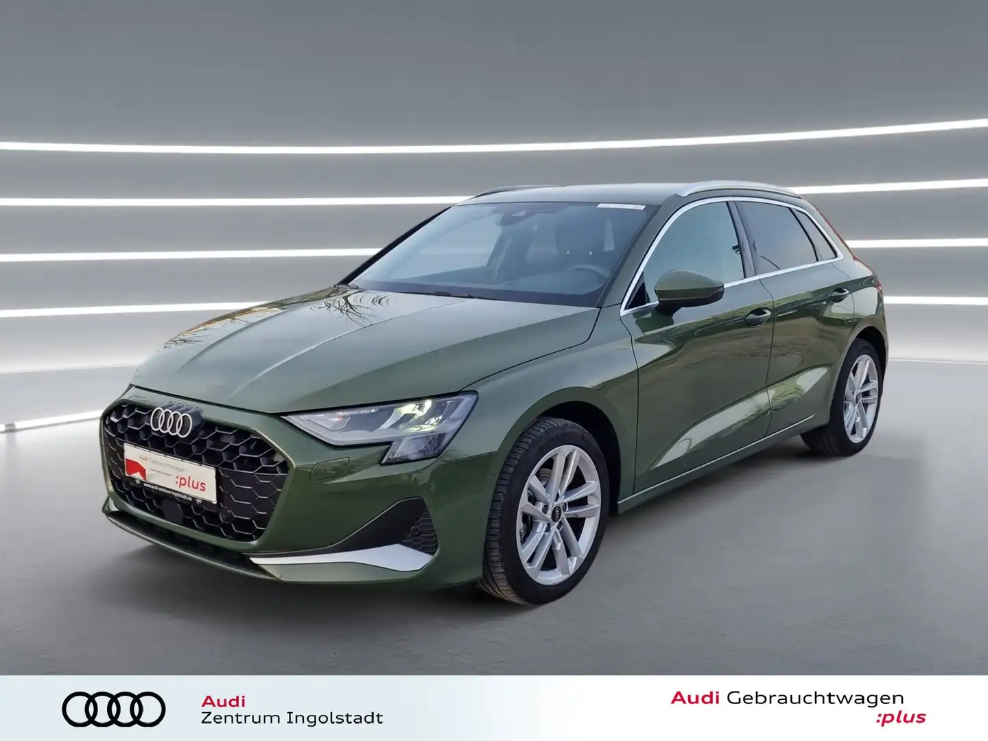 Audi A3 Sportback 30 TFSI NAVI+ AHK STHZG Advanced Grün - 2