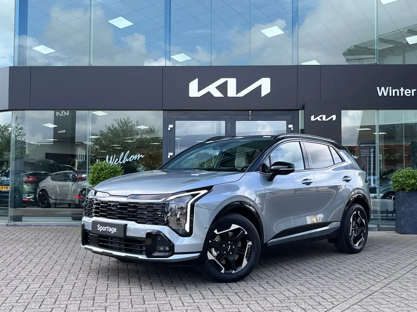 Kia Sportage 1.6 T-GDi Hybrid GT-PlusLine | Facelift nu te best Zilver - 1