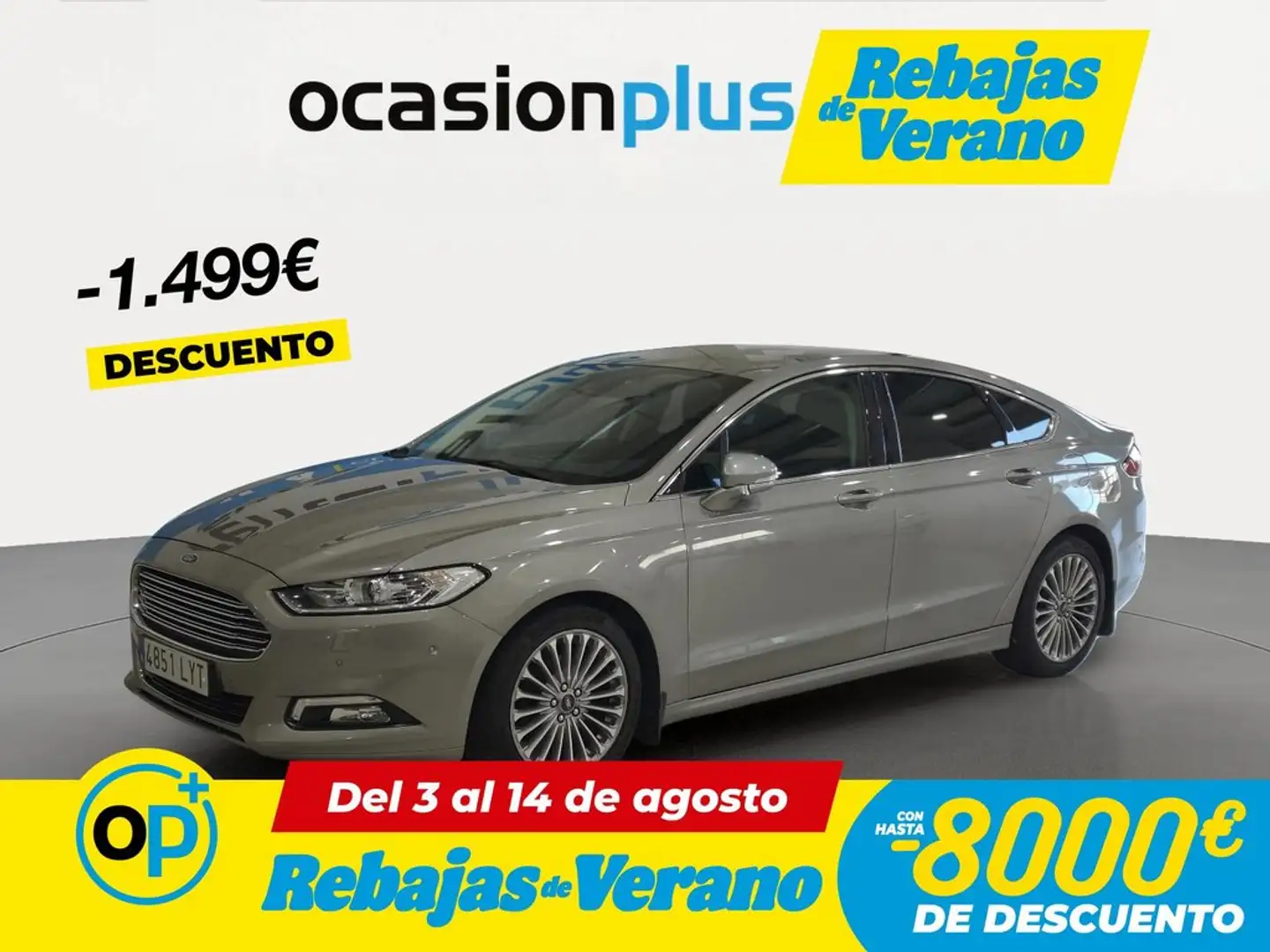 Ford Mondeo 1.5 EcoBoost Titanium Aut. 160 Gris - 1