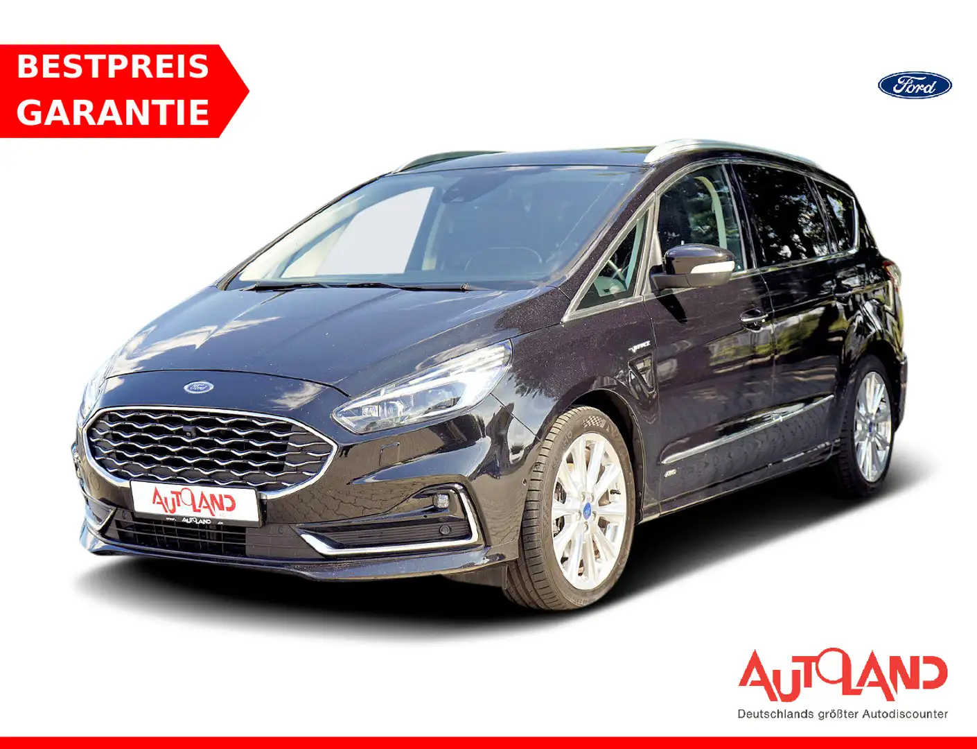Ford S-Max S-MAX 2.0 EcoBlue Vignale AWD LED Navi Kamera Noir - 1
