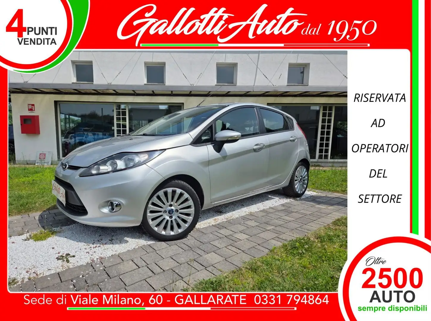 Ford Fiesta 1.2 82 CV 5p. Argento - 1