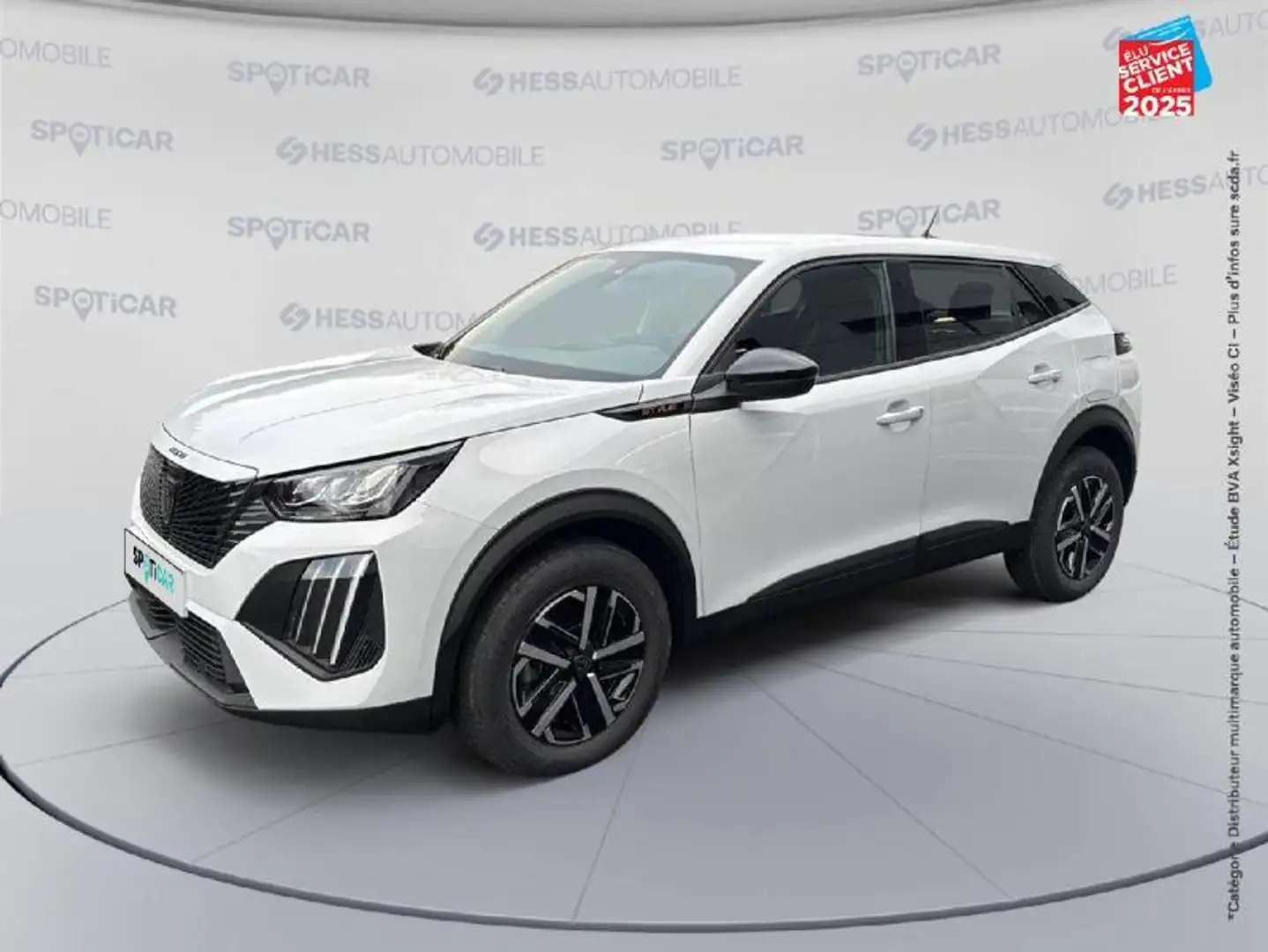 Peugeot 2008 1.2 Hybrid 136ch Style e-DCS6 Blanc - 1