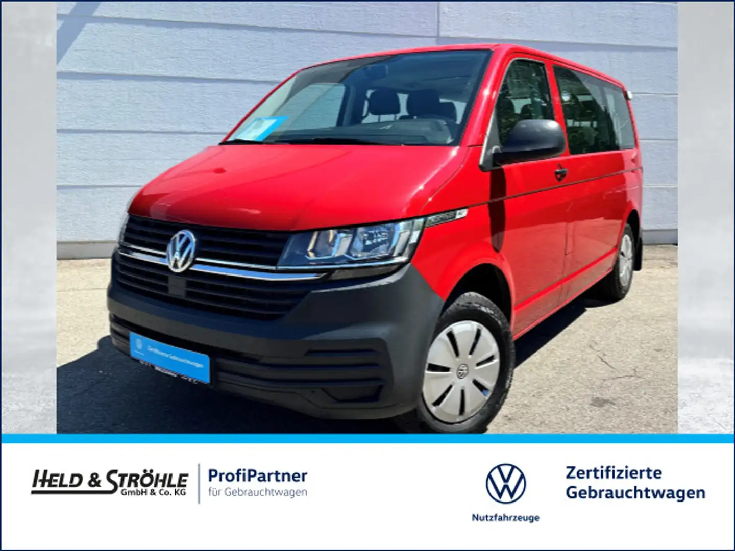 Volkswagen T6.1 Caravelle Trendline 2.0 TDI 9-SITZER PDC CL Rot - 1