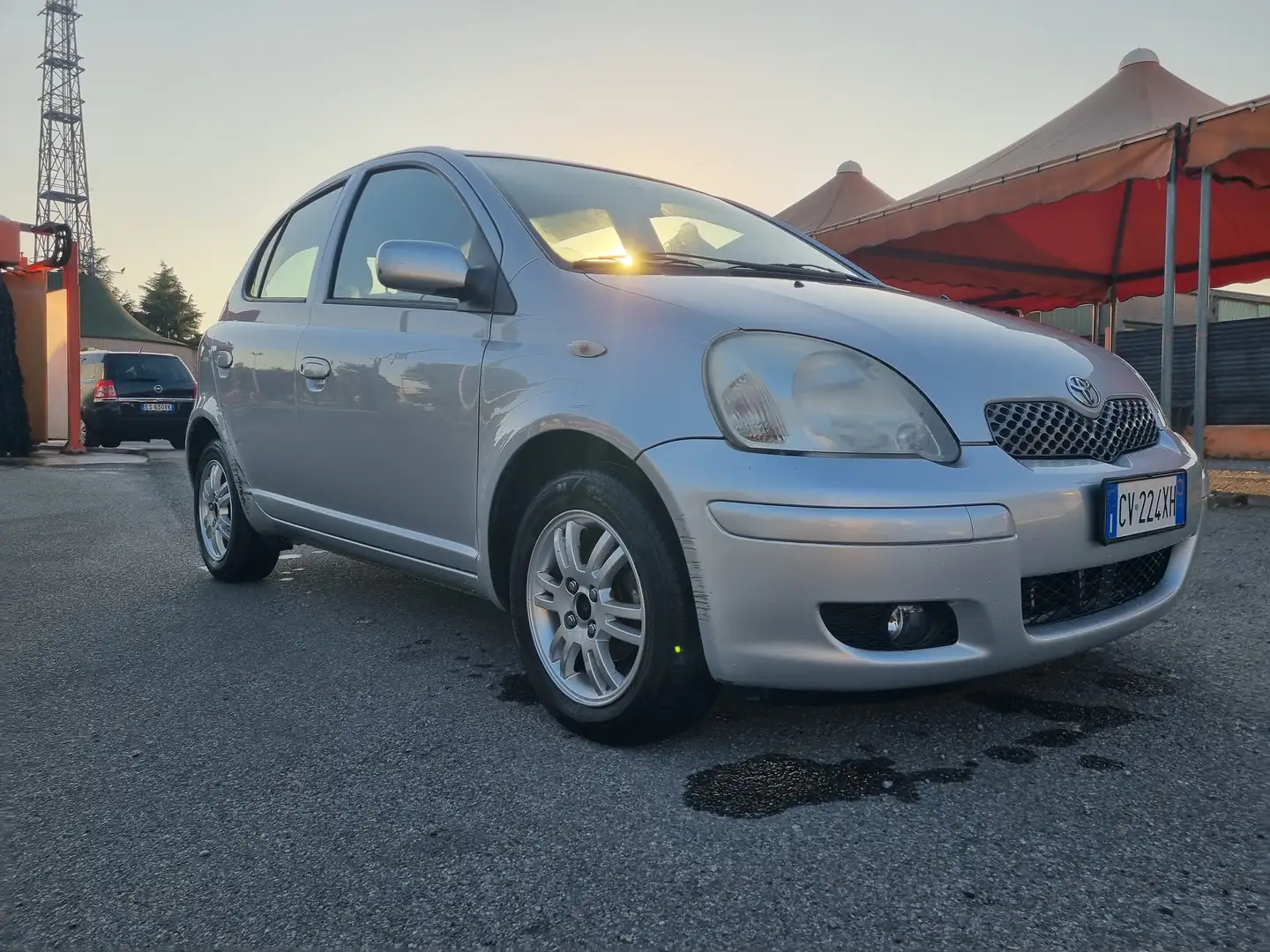 Toyota Yaris Yaris I 2003 5p 1.0 Sol Blue Argento - 2