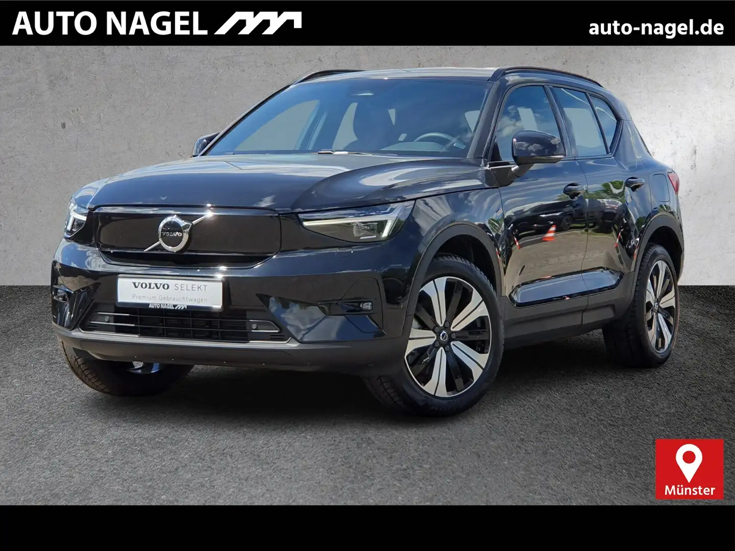 Volvo EX40 EX40 Recharge Plus Dark |WENIG KM|NICHT GEFAHREN Czarny - 1