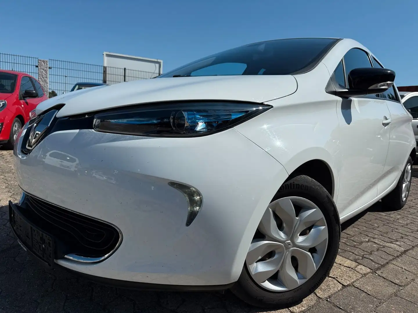 Renault ZOE Life Klimaanlage,Navi,Keine Mietbatterie Blanc - 1