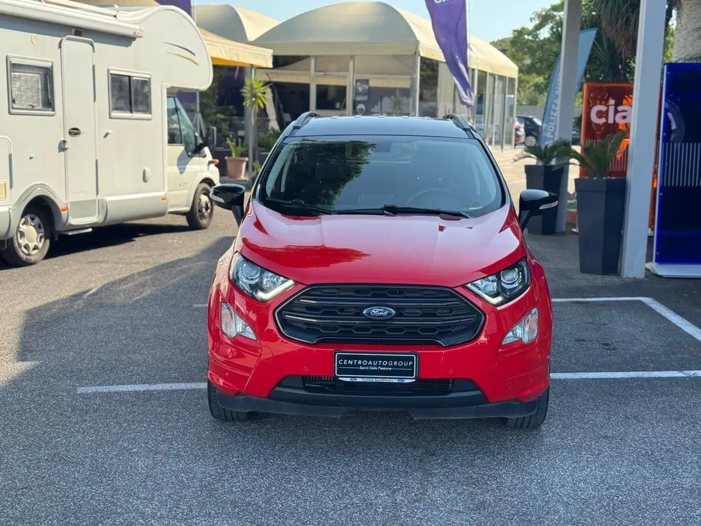 Ford EcoSport EcoSport 2018 1.0 ecoboost ST-Line 100cv my19 Rosso - 1