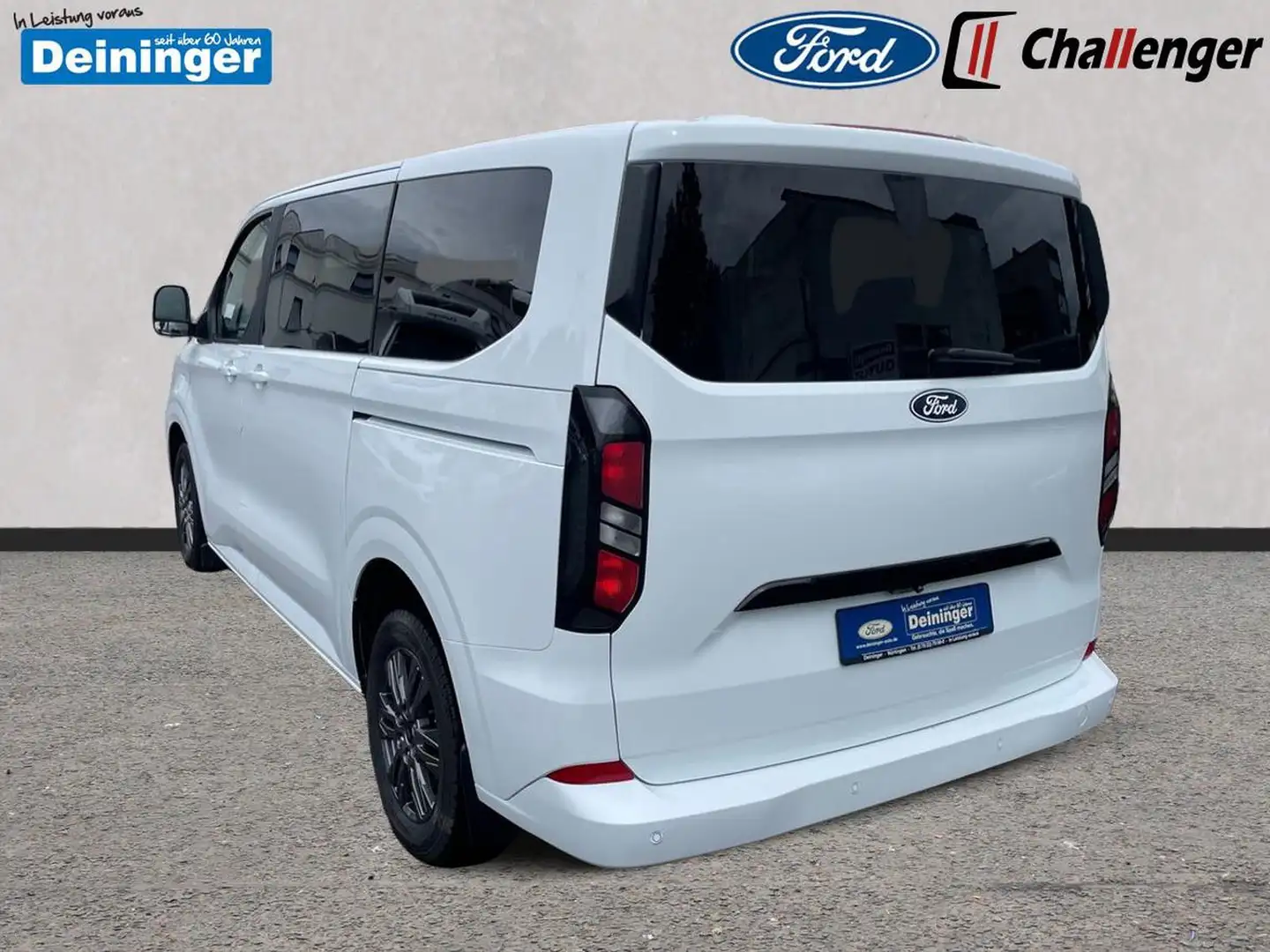 Ford Tourneo Custom Titanium Bus 320 L1H1 Autom. NAVI/DAB/RFK TECHNOLO Blanc - 2