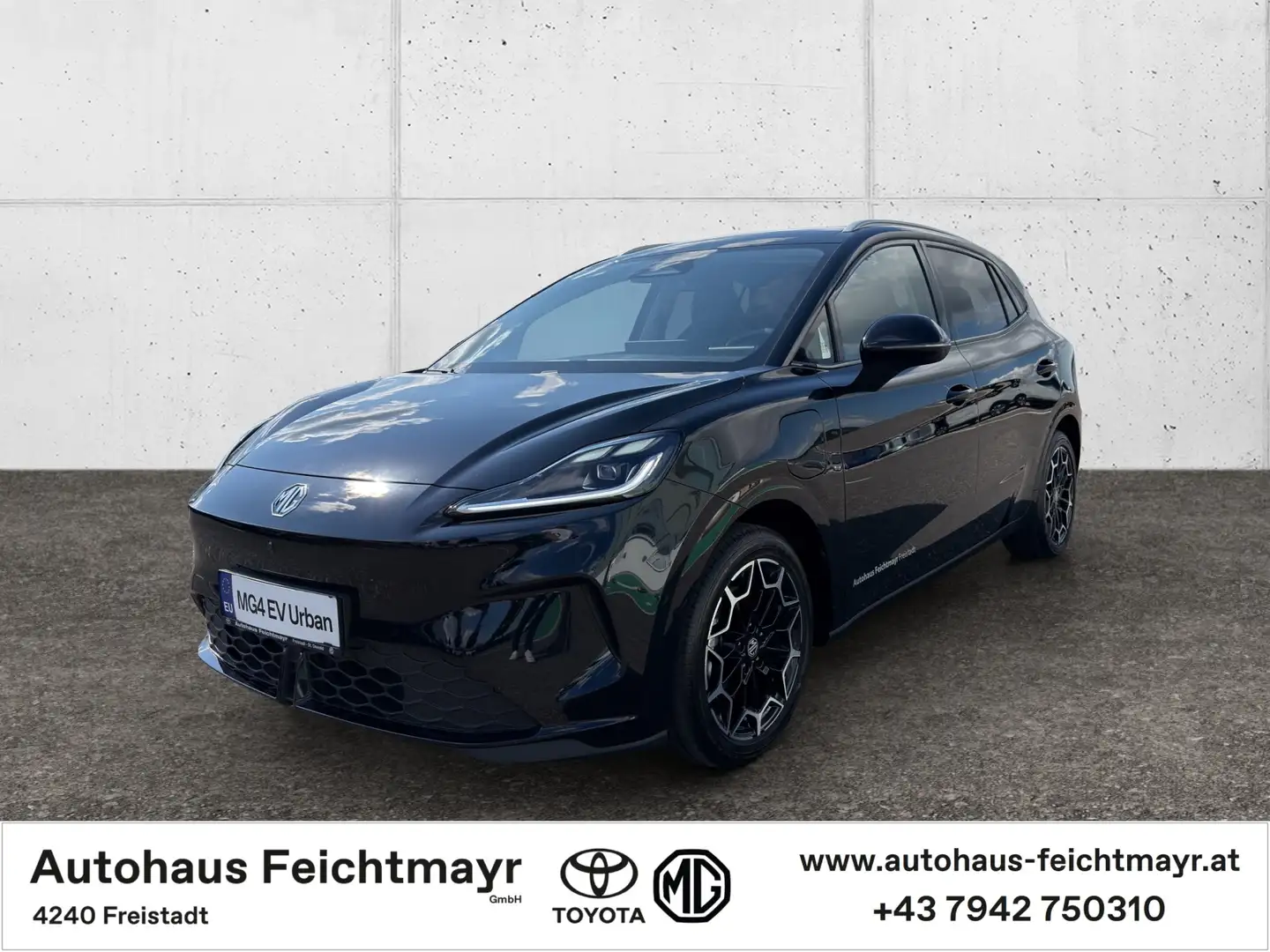 MG MG4 URBAN Luxury 54kWh - 405km 5t. Schwarz - 1
