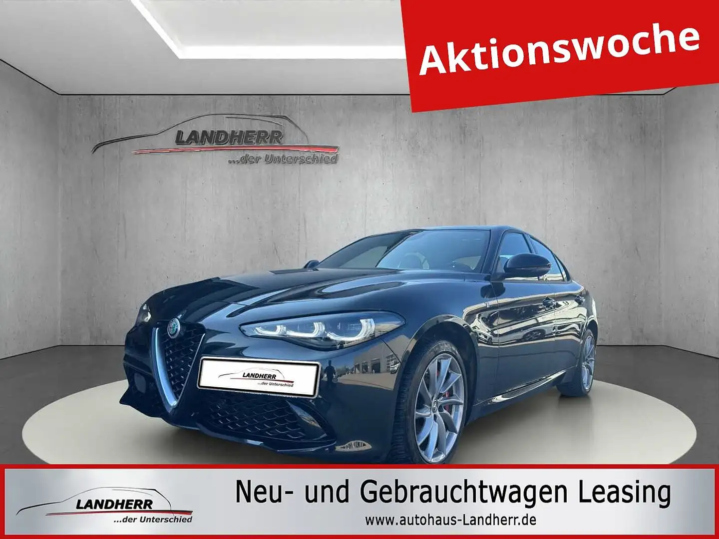 Alfa Romeo Giulia 2.0 TI Q4 // mtl: 399,00 €/Kamera/Leder/Winterpake Czarny - 1