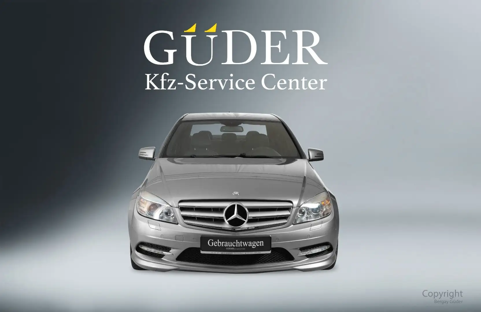 Mercedes-Benz C 200 C200/AMG LINE/Motor Neu/Turbo Neu/Kettensatz Neu Silber - 1